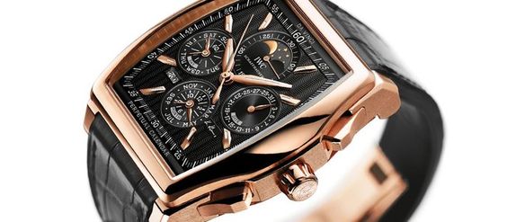 replica iwc da vinci perpetual calendar kurt klaus rose gold watch