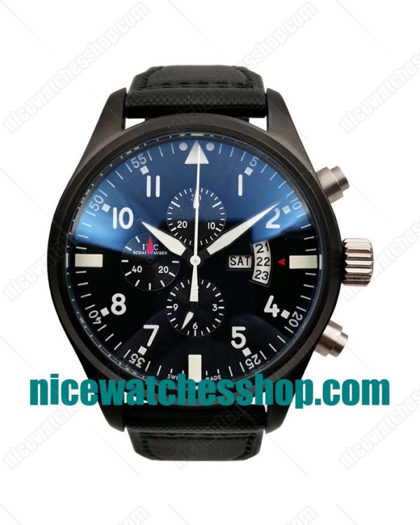 Replica IWC Pilots Spitfire Double Chronograph IW378901 Watches- 45 MM